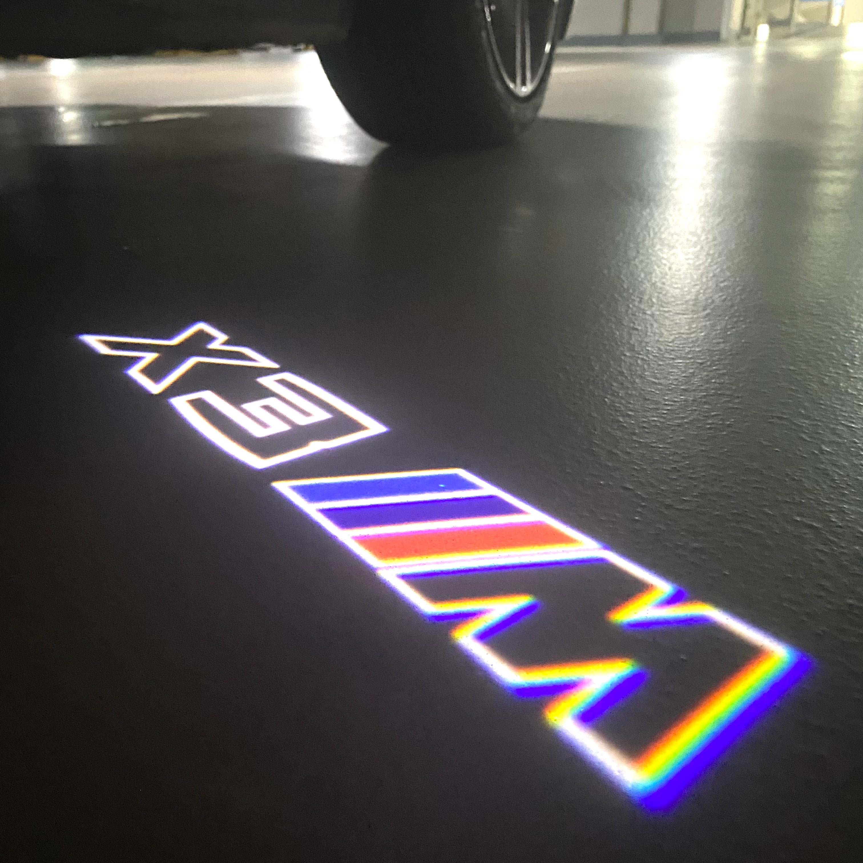 BMW  X3M LOGO PROJECTOT LIGHTS (quantity 1 = 1 sets/2 door lights) Nr.6024q0t21
