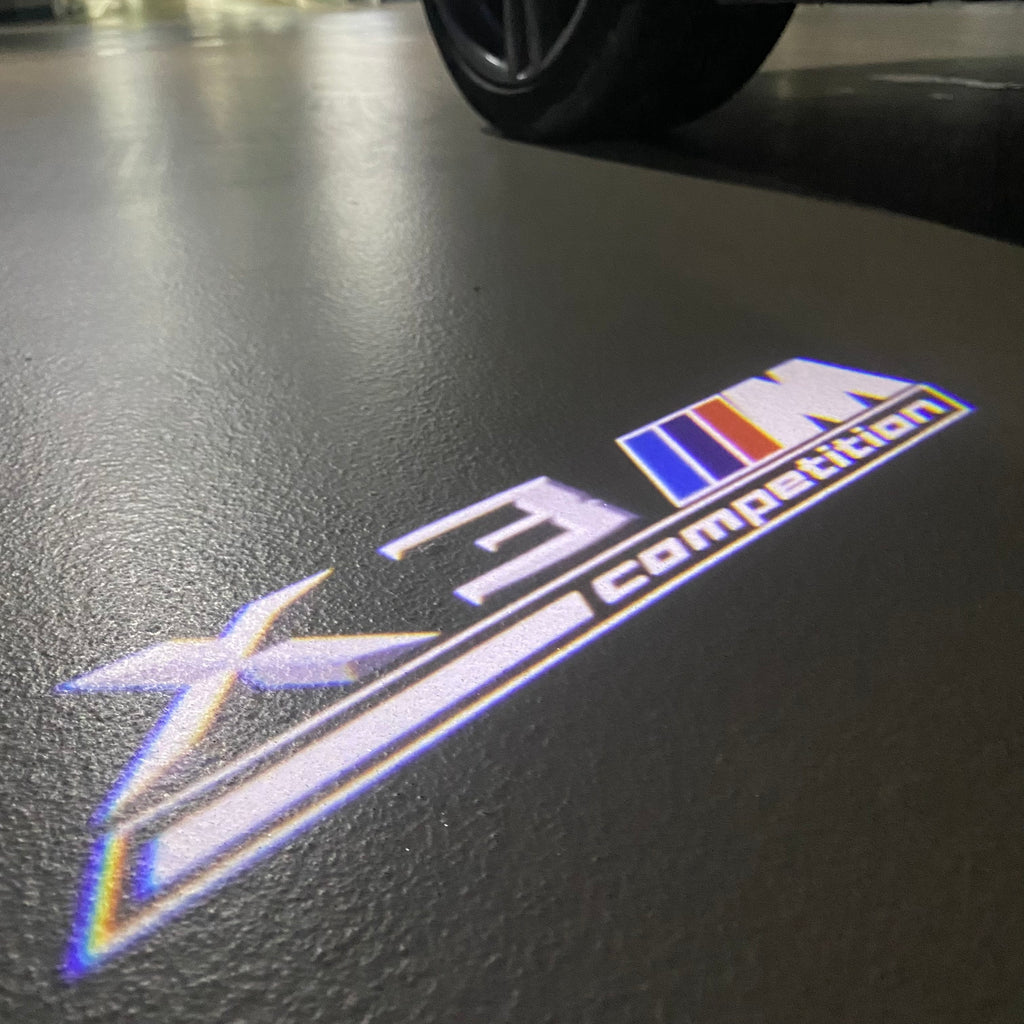 BMW M3 LOGO PROJECTOT LIGHTS Nr.24 (Menge 1 = 1 Sets/2 Türleuchten)