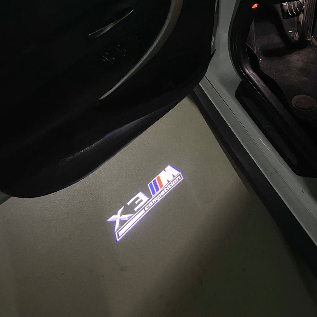 BMW M3 LOGO PROJECTOT LIGHTS Nr.24 (Menge 1 = 1 Sets/2 Türleuchten)