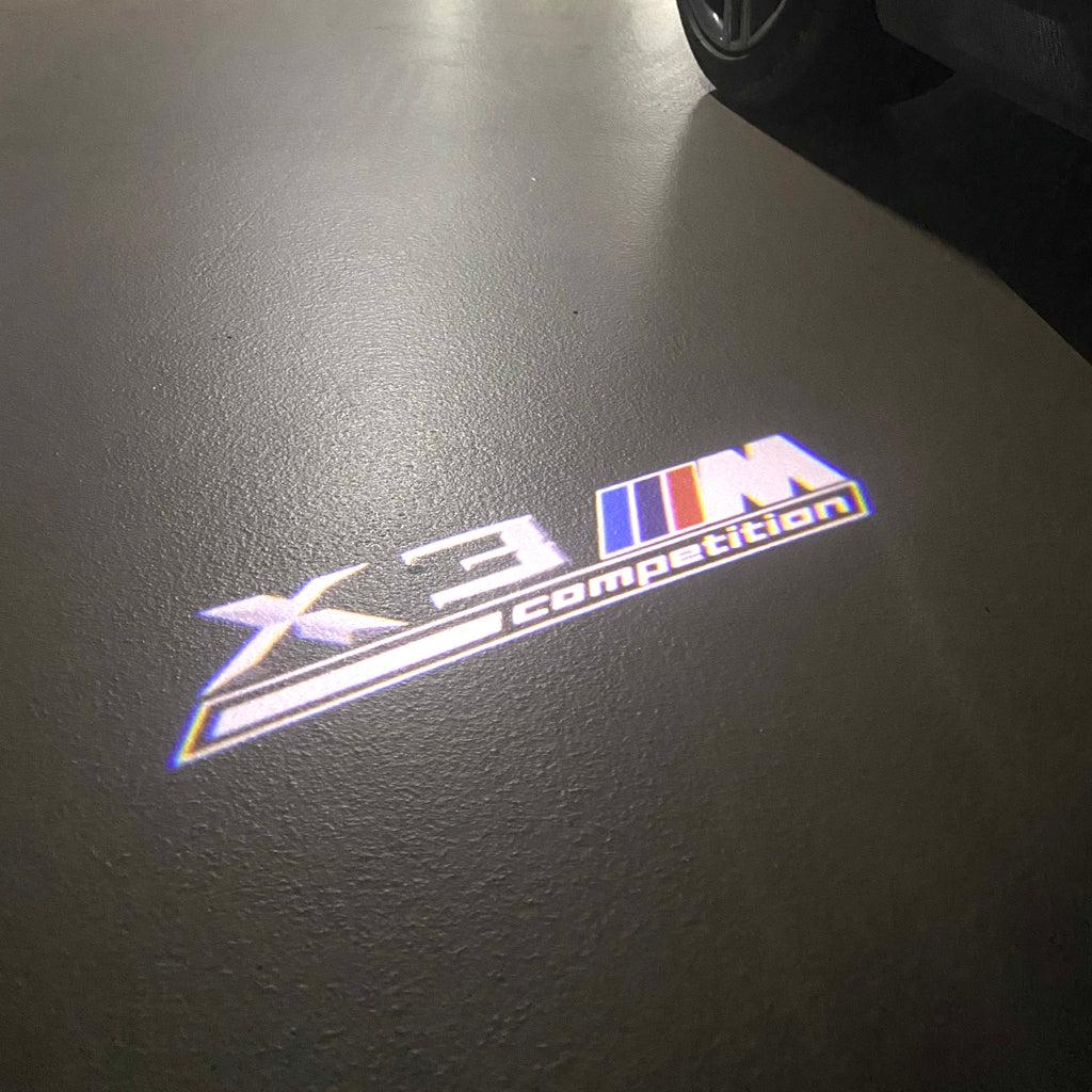 BMW M3 LOGO PROJECTOT LIGHTS Nr.24 (Menge 1 = 1 Sets/2 Türleuchten)