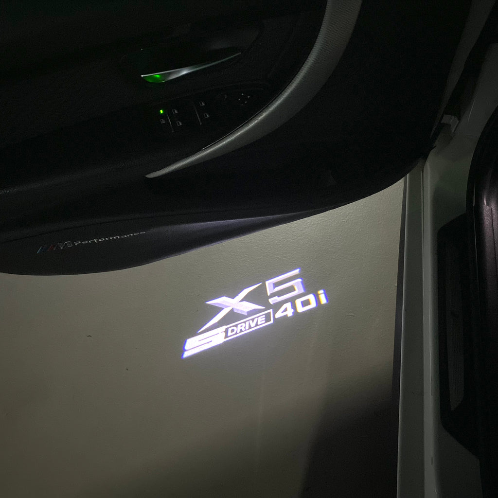 BMW X5  S drive 40i LOGO PROJECTOT LIGHTS (quantity 1 = 1 sets/2 door lights) Nr.6024q0t047