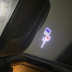RENAULT Sport LOGO PROJECROTR LIGHTS Nr.0913 (quantity  1 =  2 Logo Film & 2 door lights)