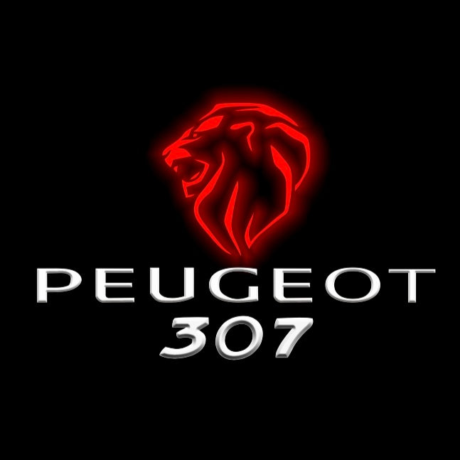 PEUGEOT  307   LOGO PROJECTOT LIGHTS (quantity 1 = 1 sets/2 door lights) Nr.6024q22