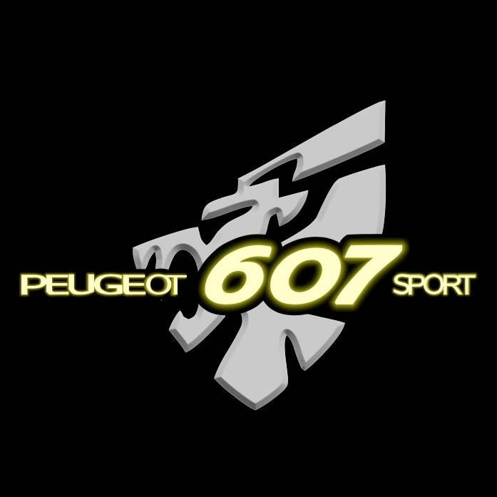 PEUGEOT  607 SPORT  LOGO PROJECTOT LIGHTS (quantity 1 = 1 sets/2 door lights) Nr.6024q53