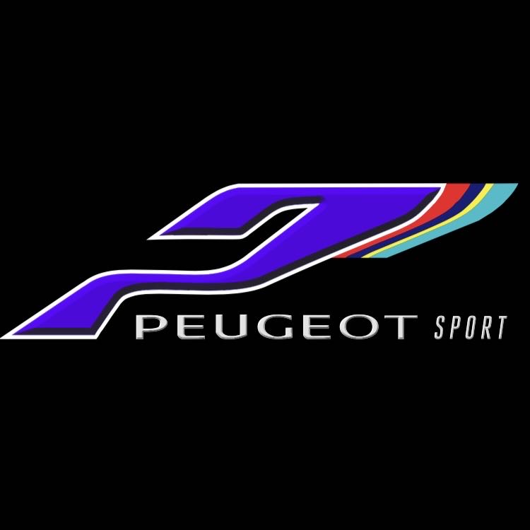 PEUGEOT  SPORT  LOGO PROJECTOT LIGHTS (quantity 1 = 1 sets/2 door lights) Nr.6024q78