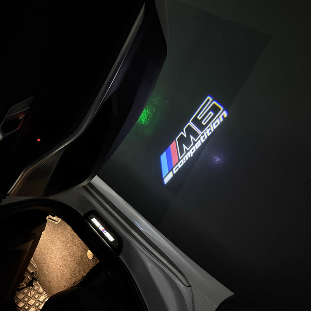 BMW M3 LOGO PROJECTOT LIGHTS Nr.24 (Menge 1 = 1 Sets/2 Türleuchten)