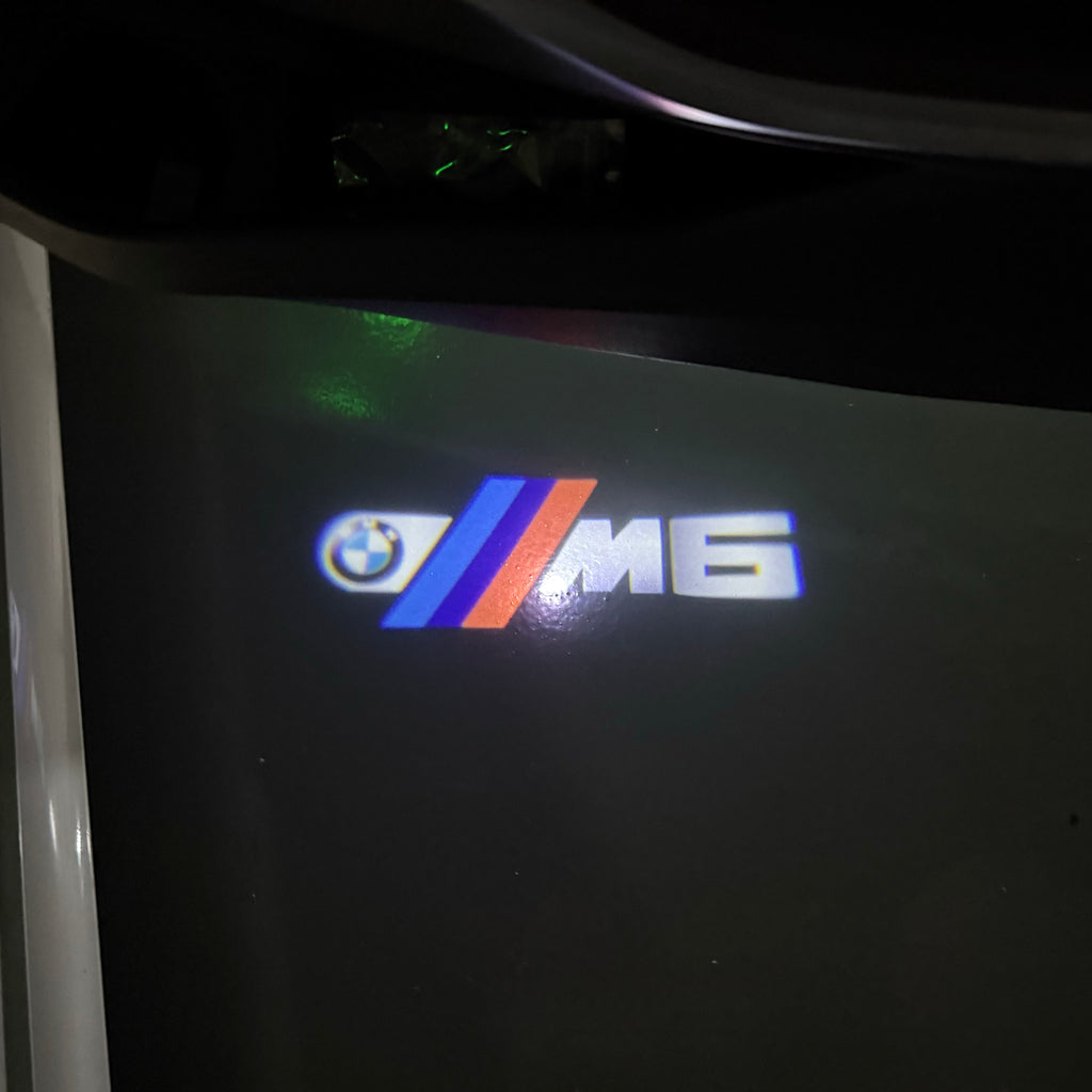 BMW 6 SERIES M6  LOGO PROJECTOT LIGHTS (quantity 1 = 1 sets/2 door lights) Nr.6024q118