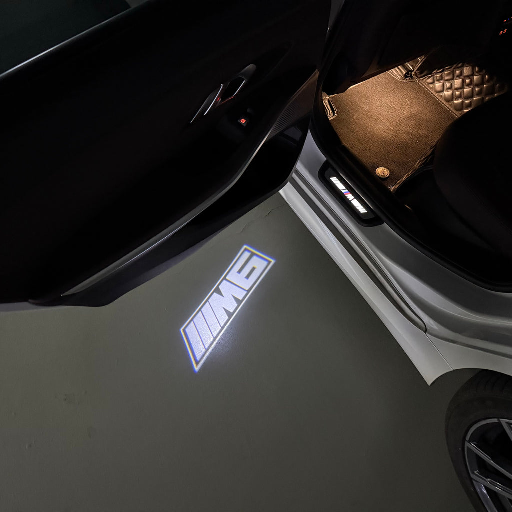 ÉCLAIRAGE DE PROJECTEUR BMW M3 LOGO Nr.24 (quantité 1 = 1 jeux / 2 feux de porte)