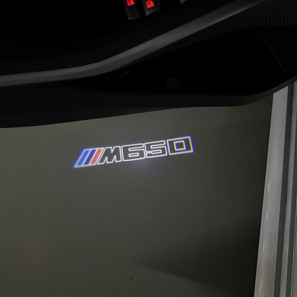 BMW 6 SERIES M650   LOGO PROJECTOT LIGHTS (quantity 1 = 1 sets/2 door lights) Nr.6024S27