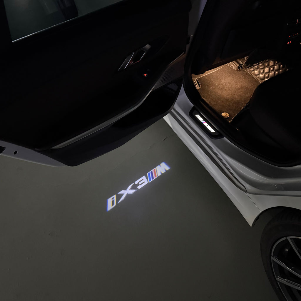 BMW M3 LOGO PROJECTOT LIGHTS Nr.24 (Menge 1 = 1 Sets/2 Türleuchten)