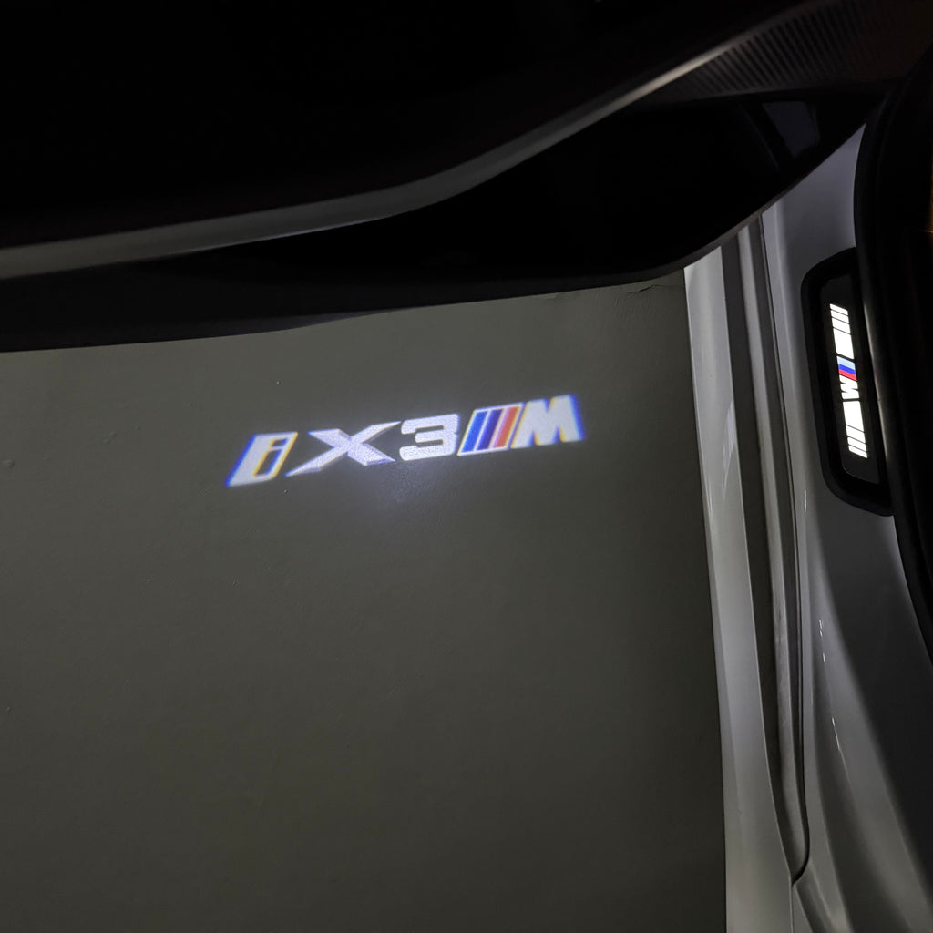 BMW M3 LOGO PROJECTOT LIGHTS Nr.24 (Menge 1 = 1 Sets/2 Türleuchten)