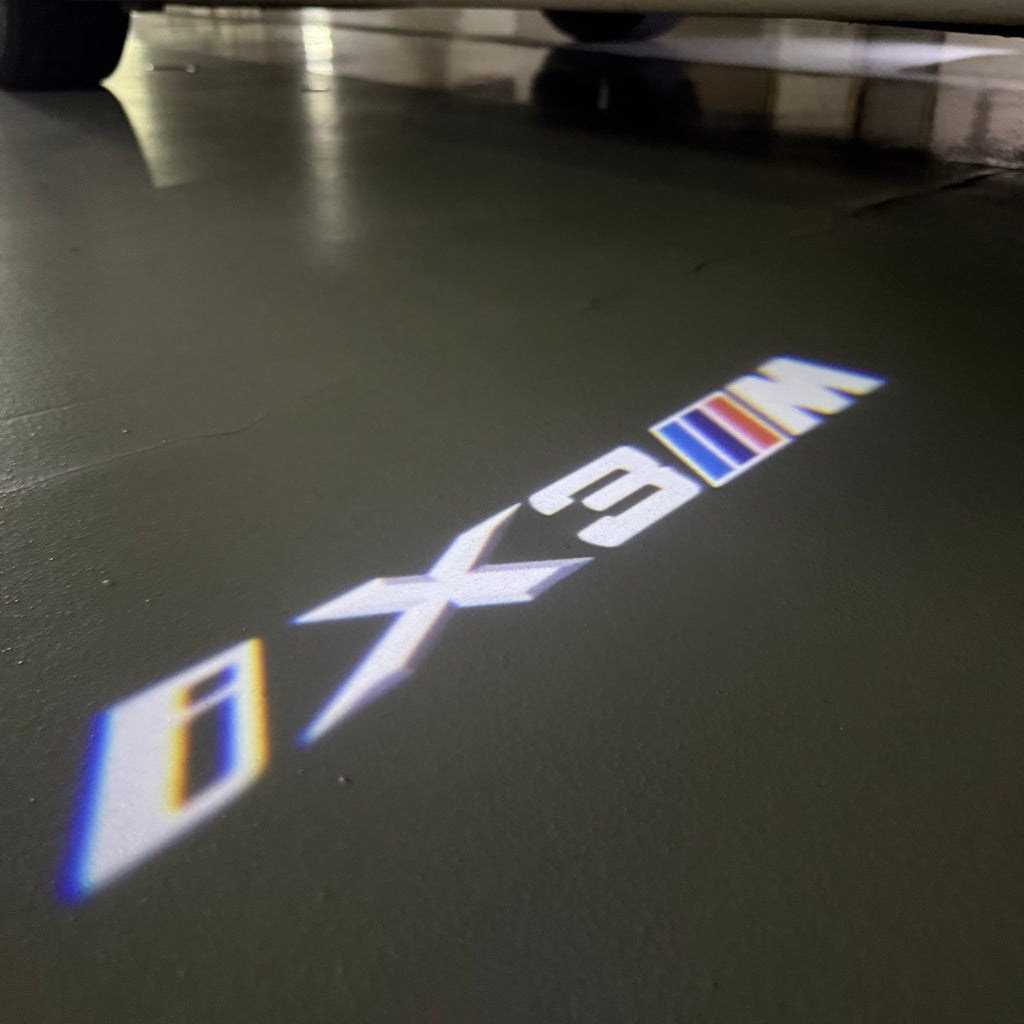 BMW M3 LOGO PROJECTOT LIGHTS Nr.24 (Menge 1 = 1 Sets/2 Türleuchten)