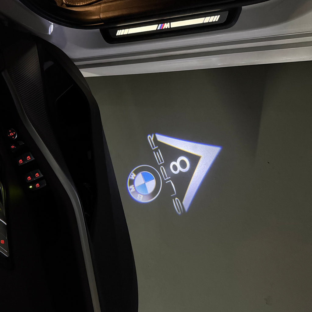 BMW M3 LOGO PROJECTOT LIGHTS Nr.24 (Menge 1 = 1 Sets/2 Türleuchten)
