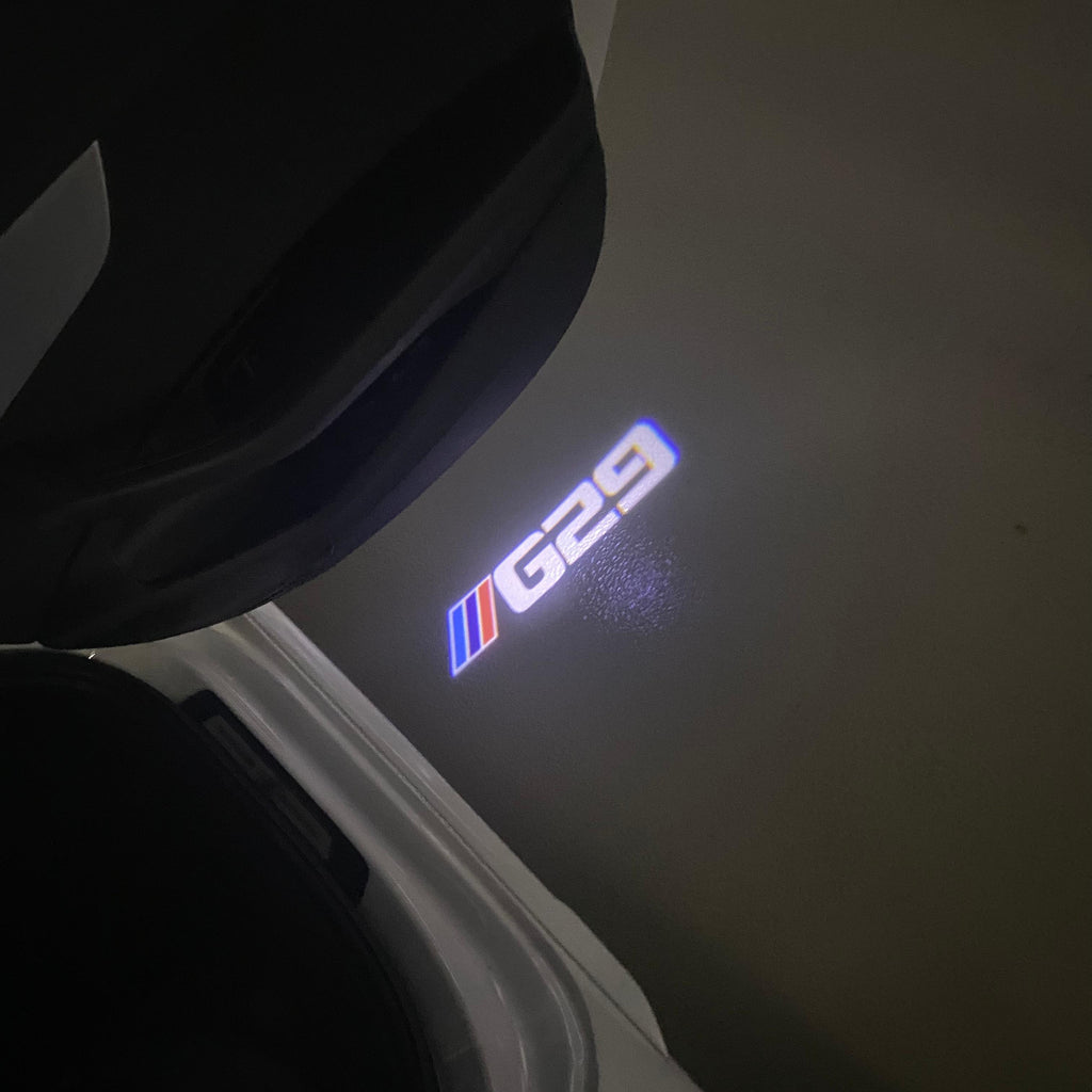 ÉCLAIRAGE DE PROJECTEUR BMW M3 LOGO Nr.24 (quantité 1 = 1 jeux / 2 feux de porte)