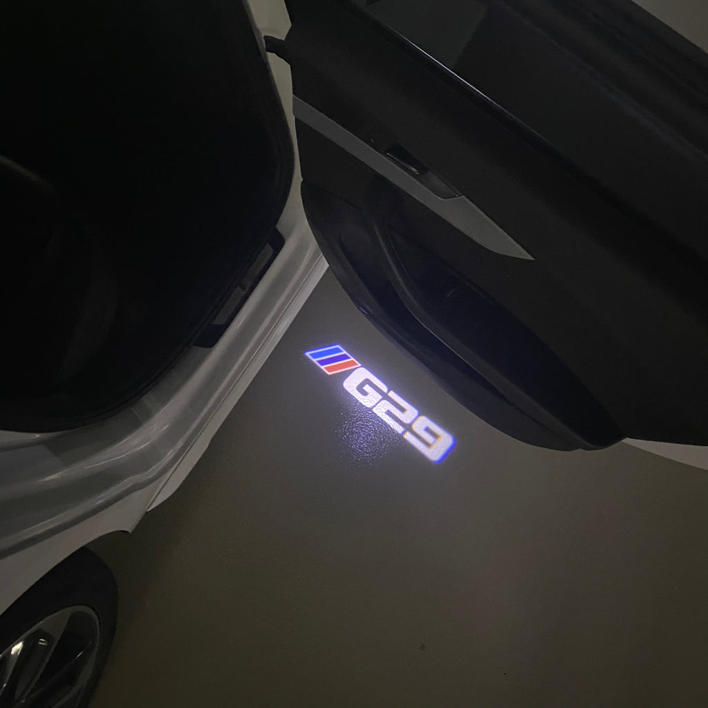 ÉCLAIRAGE DE PROJECTEUR BMW M3 LOGO Nr.24 (quantité 1 = 1 jeux / 2 feux de porte)