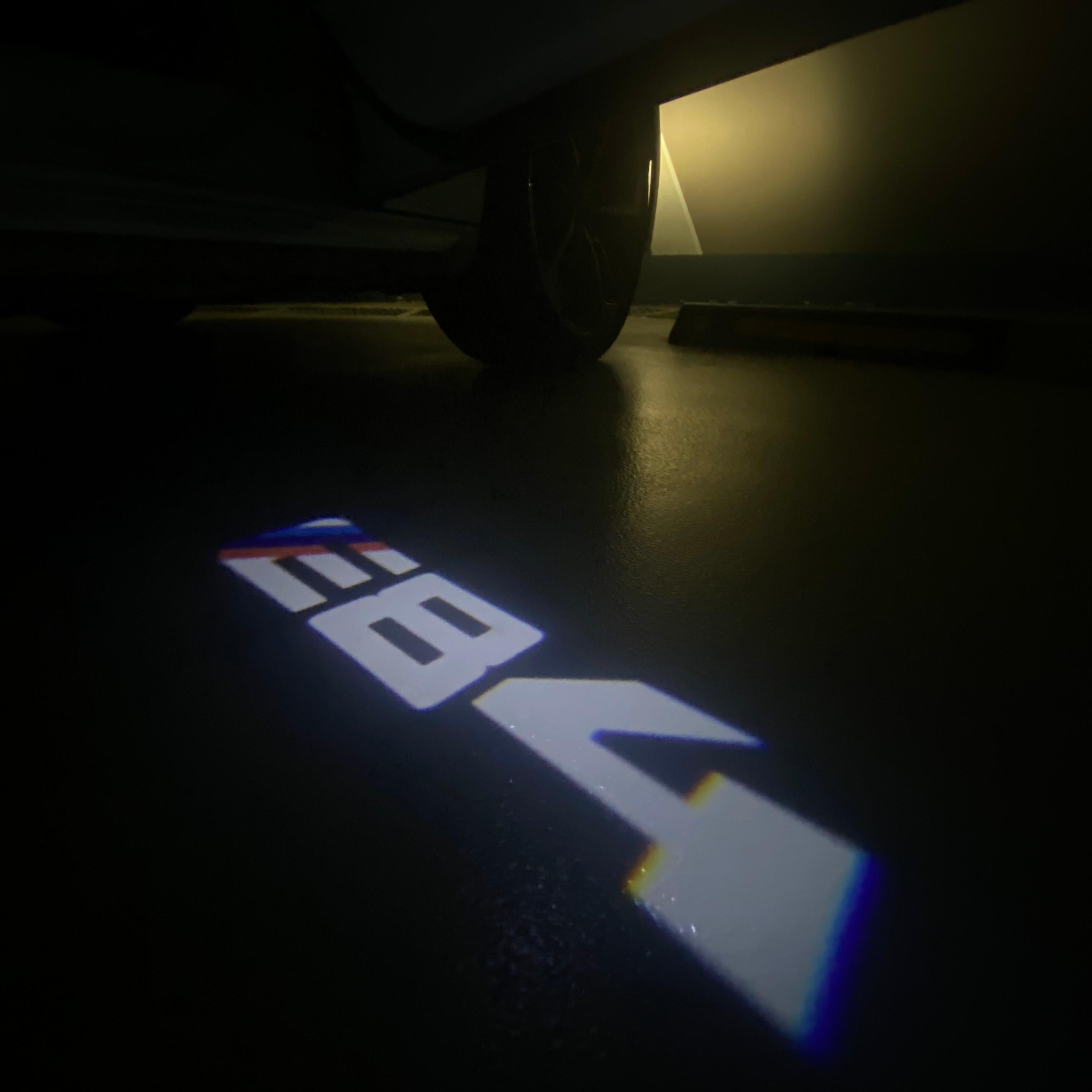 BMW M3 LOGO PROJECTOT LIGHTS Nr.24 (quantità 1 = 1 set/2 luci porta)