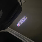 ÉCLAIRAGE DE PROJECTEUR BMW M3 LOGO Nr.24 (quantité 1 = 1 jeux / 2 feux de porte)