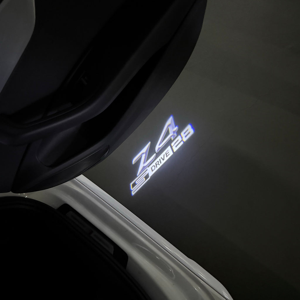 ÉCLAIRAGE DE PROJECTEUR BMW M3 LOGO Nr.24 (quantité 1 = 1 jeux / 2 feux de porte)