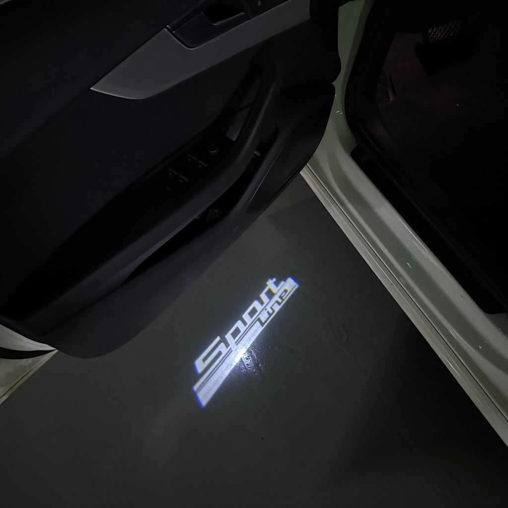 ÉCLAIRAGE DE PROJECTEUR BMW M3 LOGO Nr.24 (quantité 1 = 1 jeux / 2 feux de porte)