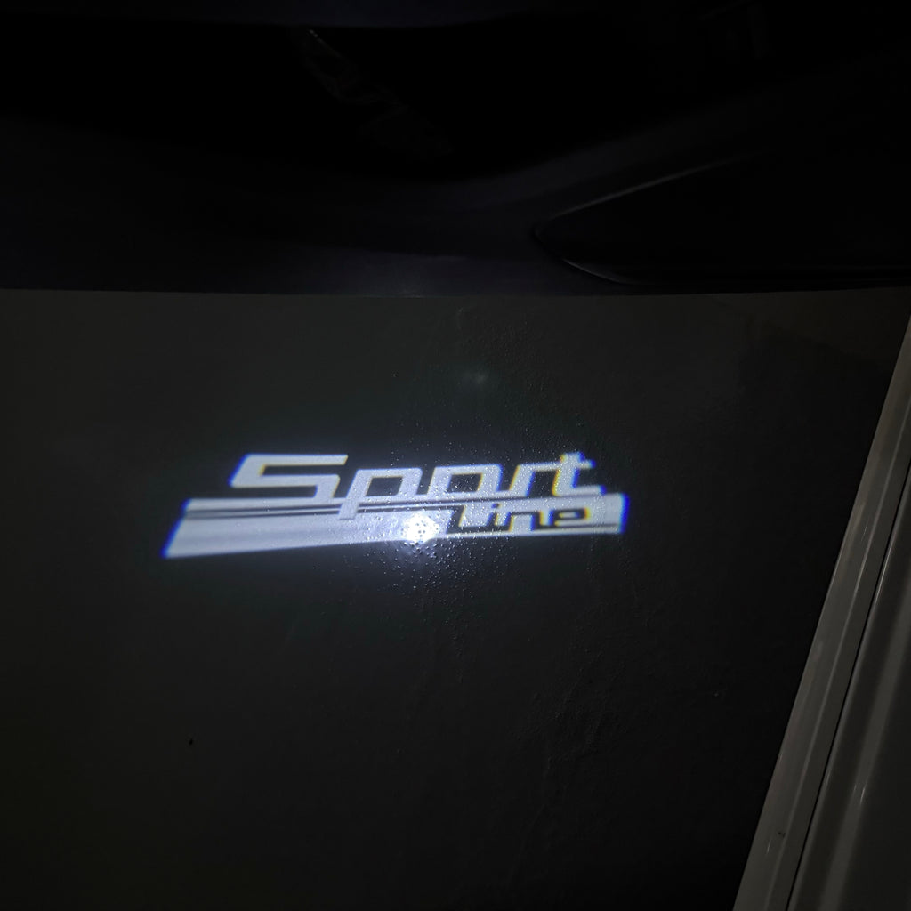 ÉCLAIRAGE DE PROJECTEUR BMW M3 LOGO Nr.24 (quantité 1 = 1 jeux / 2 feux de porte)