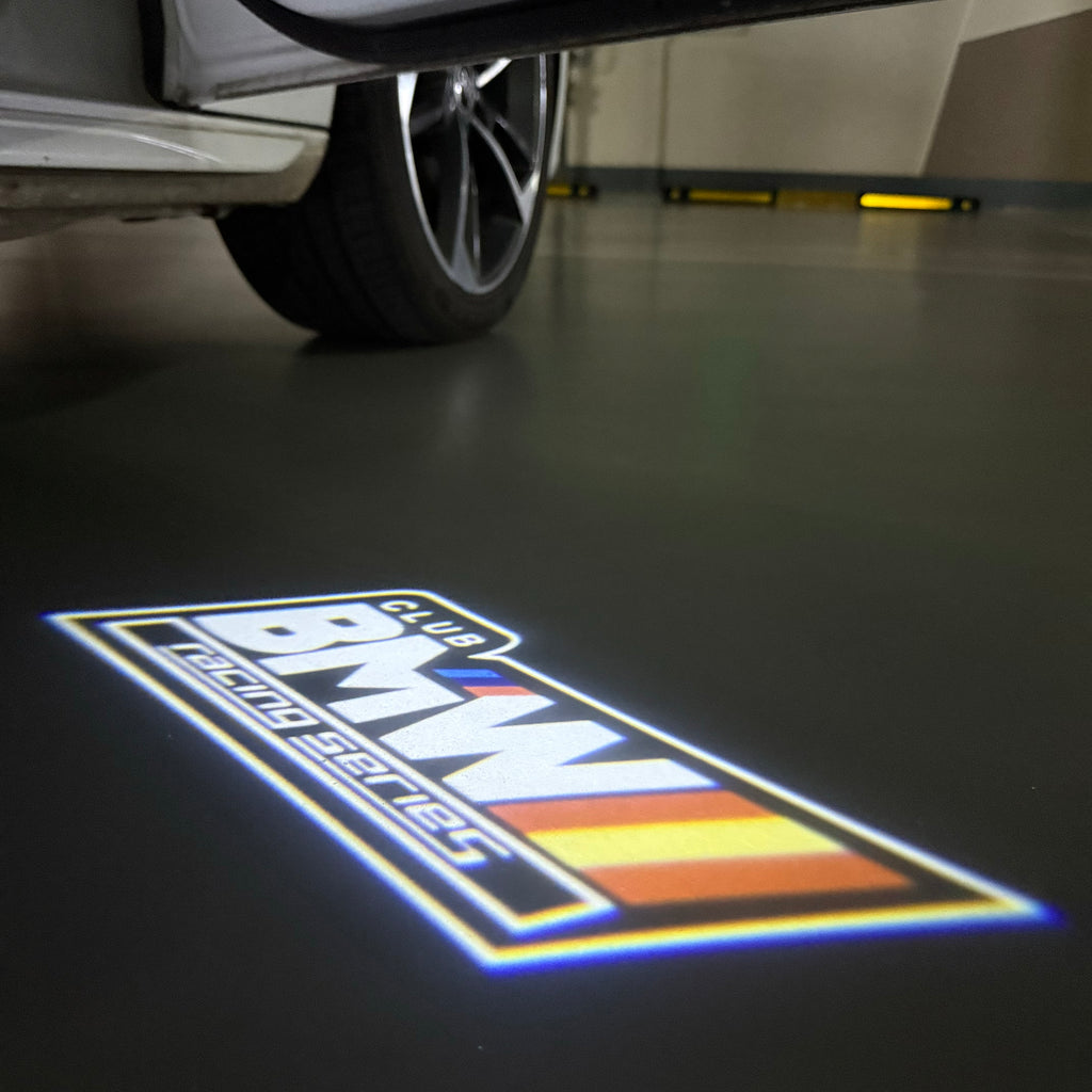 BMW M3 LOGO PROJECTOR LIGHTS Nr.24 (الكمية 1 = 1 مجموعة / 2 أضواء باب)