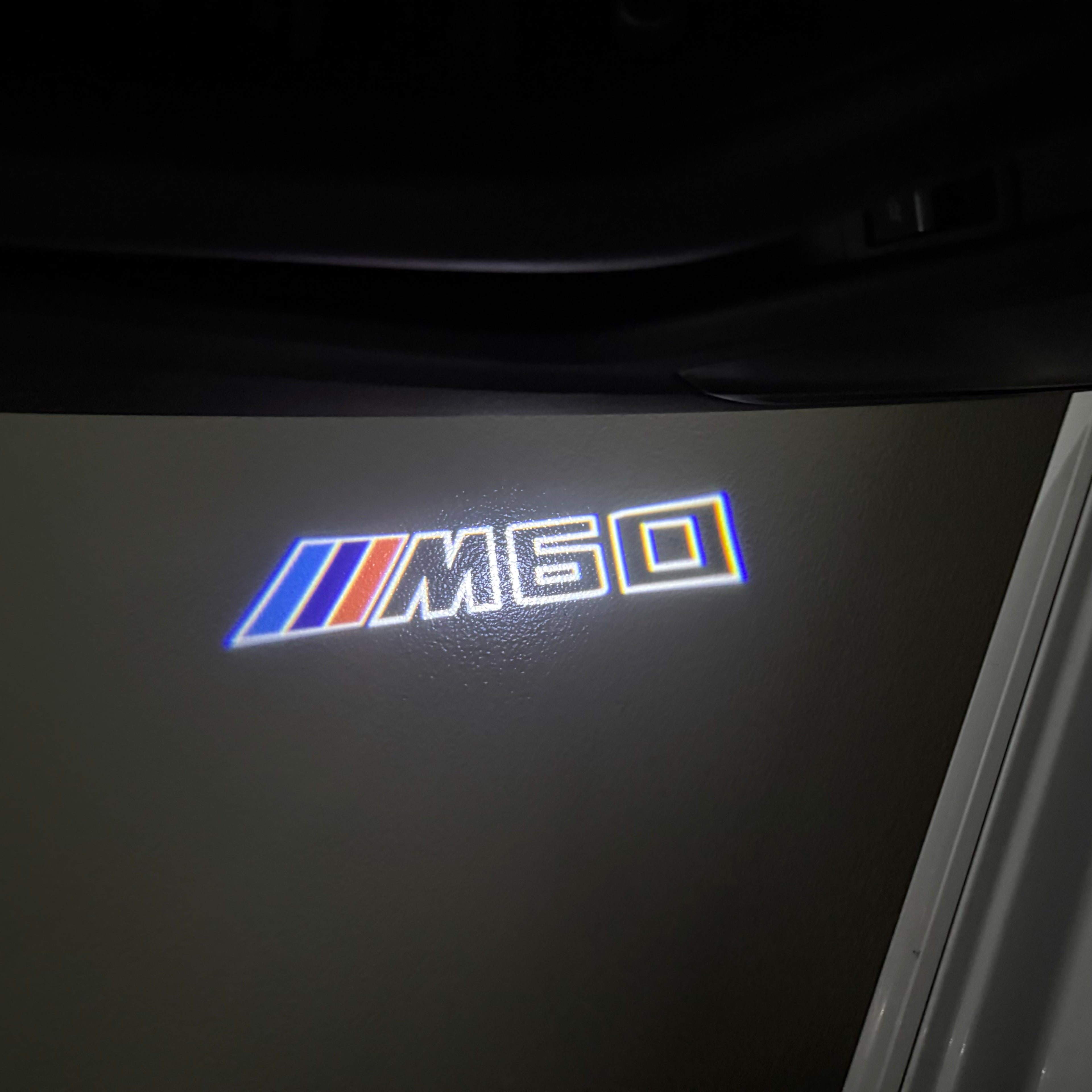 BMW M3 LOGO PROJECTOT LIGHTS Nr.24 (quantità 1 = 1 set/2 luci porta)