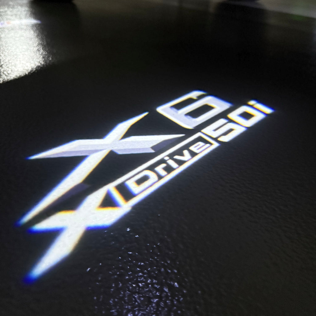 BMW M3 LOGO PROJECTOR LIGHTS Nr.24 (الكمية 1 = 1 مجموعة / 2 أضواء باب)