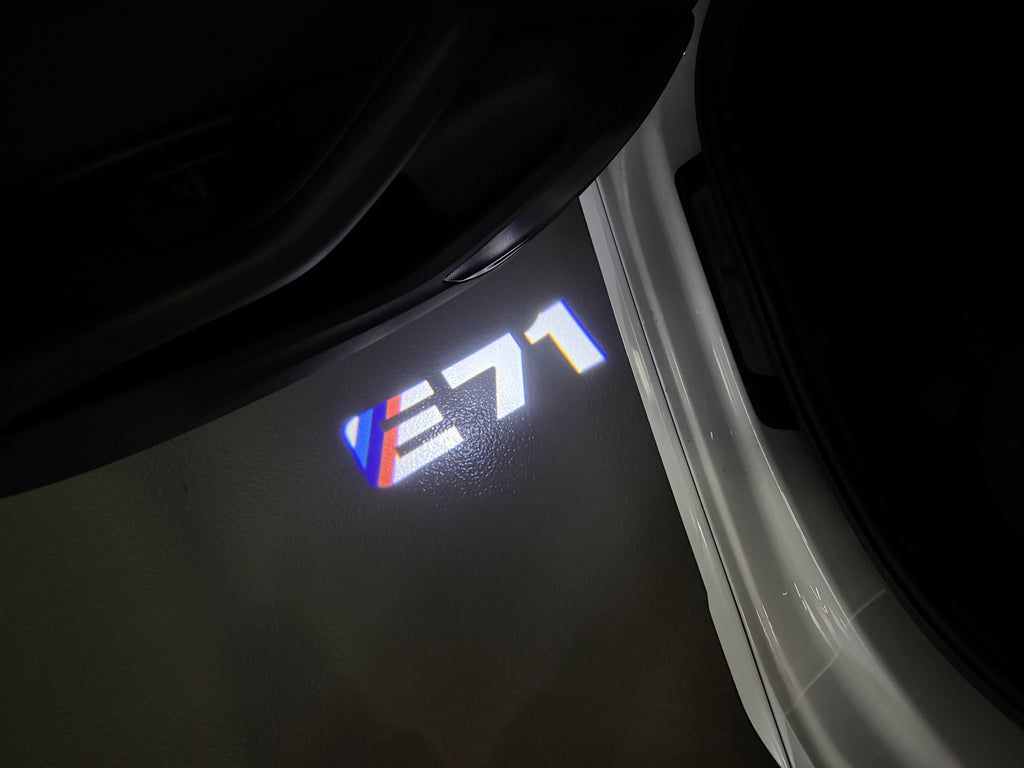 BMW M3 LOGO PROJECTOT LIGHTS Nr.24 (Menge 1 = 1 Sets/2 Türleuchten)