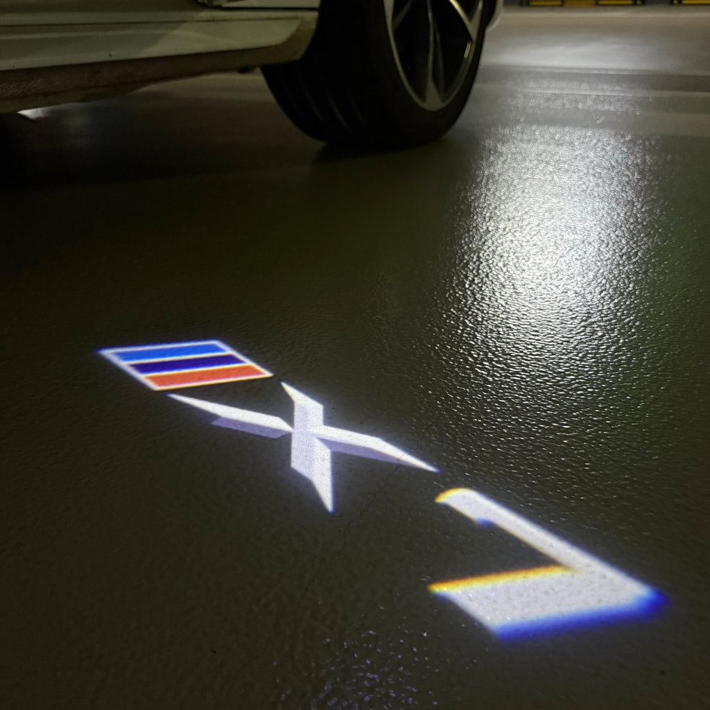 BMW M3 LOGO PROJECTOT LIGHTS Nr.24 (quantità 1 = 1 set/2 luci porta)