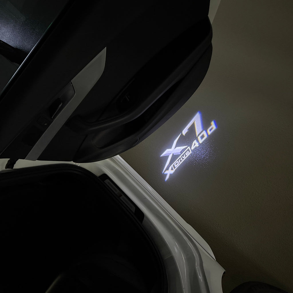 ÉCLAIRAGE DE PROJECTEUR BMW M3 LOGO Nr.24 (quantité 1 = 1 jeux / 2 feux de porte)