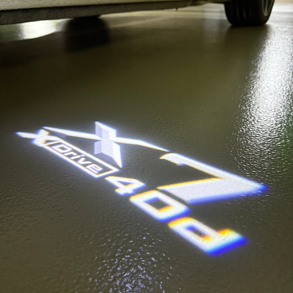 ÉCLAIRAGE DE PROJECTEUR BMW M3 LOGO Nr.24 (quantité 1 = 1 jeux / 2 feux de porte)