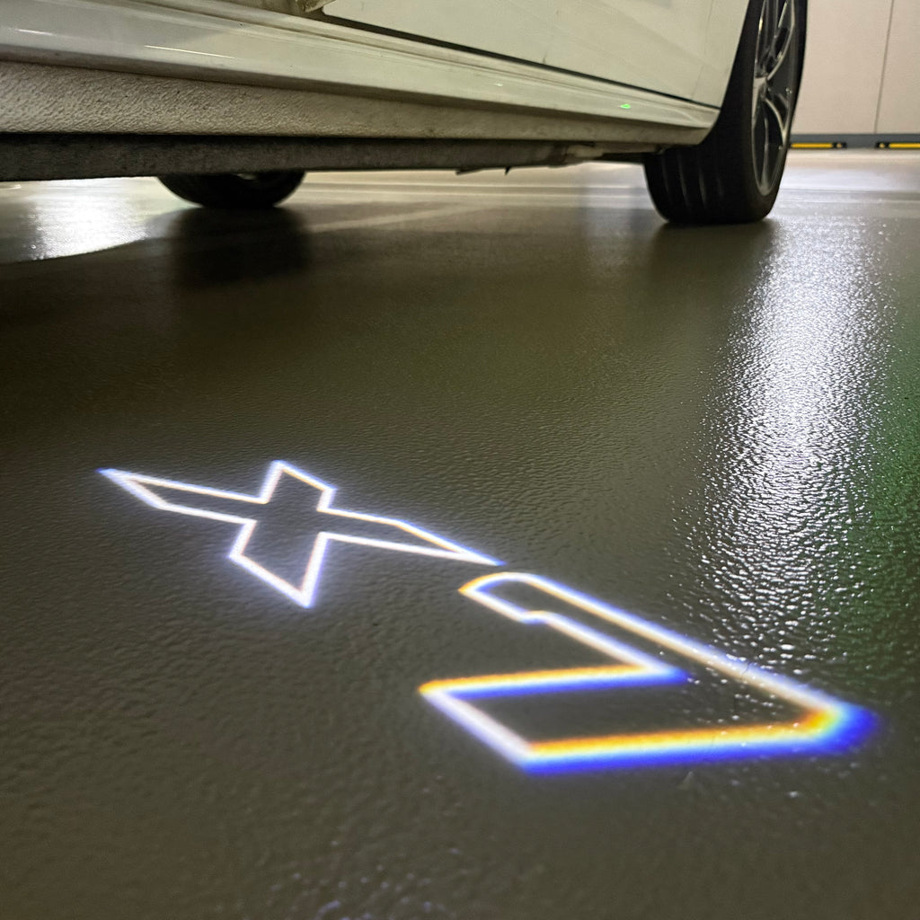 BMW M3 LOGO PROJECTOT LIGHTS Nr.24 (quantità 1 = 1 set/2 luci porta)