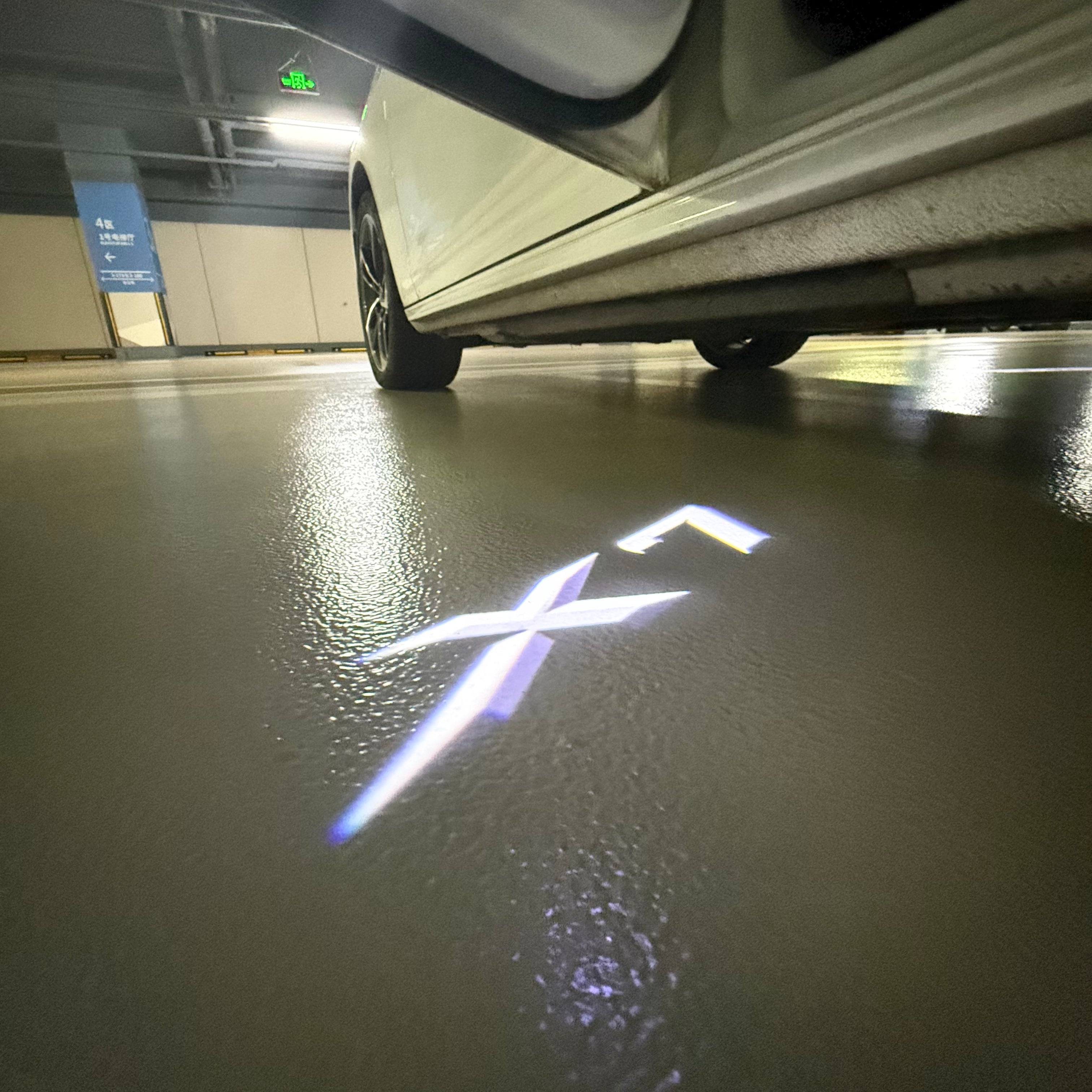 BMW M3 LOGO PROJECTOT LIGHTS Nr.24 (Menge 1 = 1 Sets/2 Türleuchten)