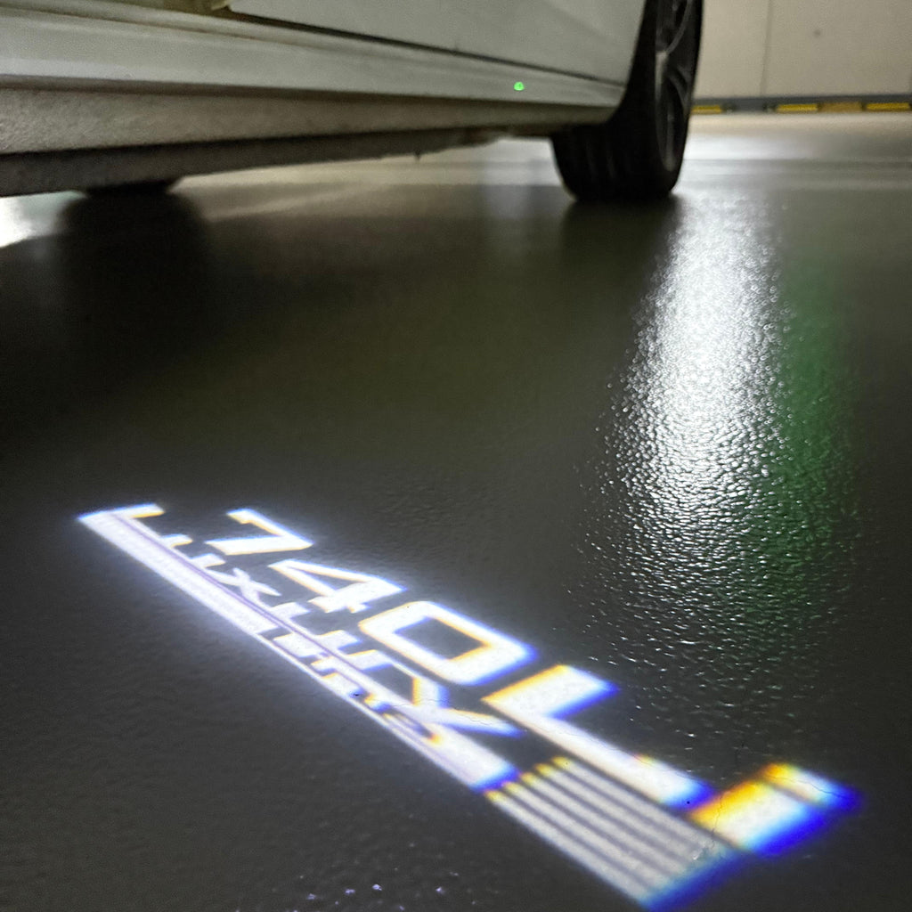 BMW M3 LOGO PROJECTOR LIGHTS Nr.24 (الكمية 1 = 1 مجموعة / 2 أضواء باب)