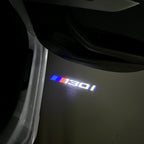 ÉCLAIRAGE DE PROJECTEUR BMW M3 LOGO Nr.24 (quantité 1 = 1 jeux / 2 feux de porte)