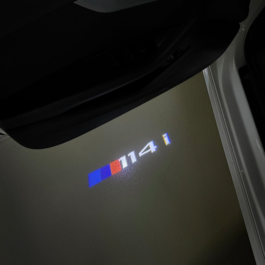 ÉCLAIRAGE DE PROJECTEUR BMW M3 LOGO Nr.24 (quantité 1 = 1 jeux / 2 feux de porte)