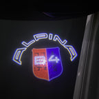 ALPINA B4 LOGO PROJECTOT LIGHTS  (quantity 1 = 1 sets/2 door lights) Nr.07A53