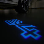 ALPINA B4 LOGO PROJECTOT LIGHTS  (quantity 1 = 1 sets/2 door lights) Nr.07A35