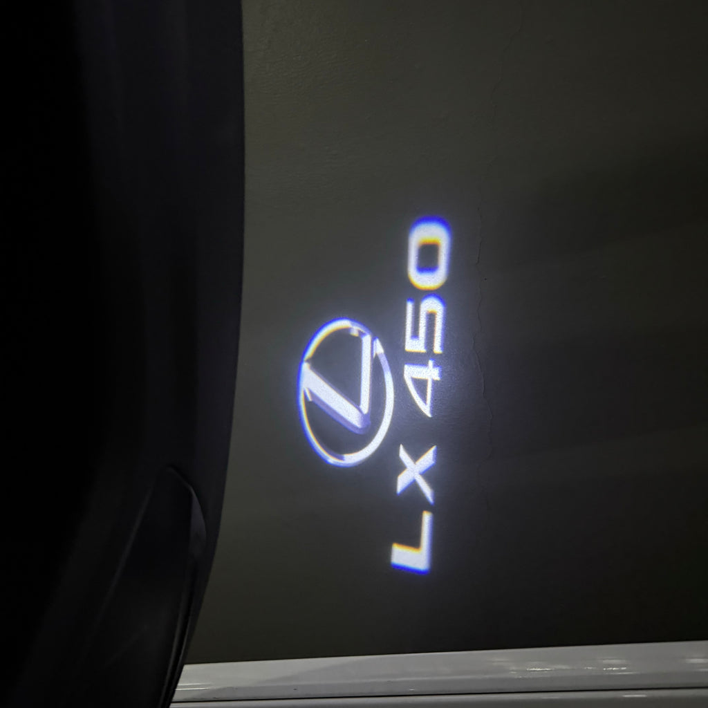 LEXUS  LX 450 LOGO PROJECROTR LIGHTS (quantity 1 = 1 sets/2 door lights)Nr.01a34