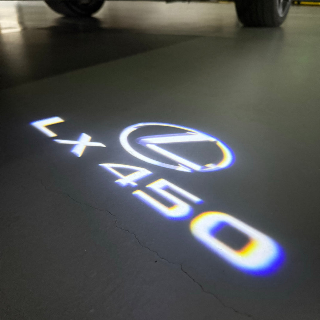LEXUS  LX 450 LOGO PROJECROTR LIGHTS (quantity 1 = 1 sets/2 door lights)Nr.01a34