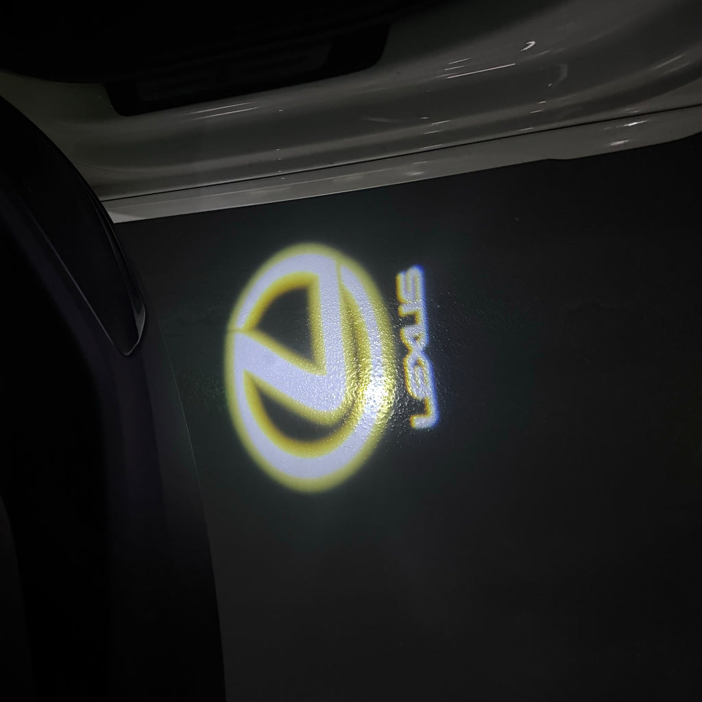 LEXUS LOGO PROJECTOR LIGHTS Nr.01 (الكمية 1 = 1 مجموعة / 2 أضواء باب)