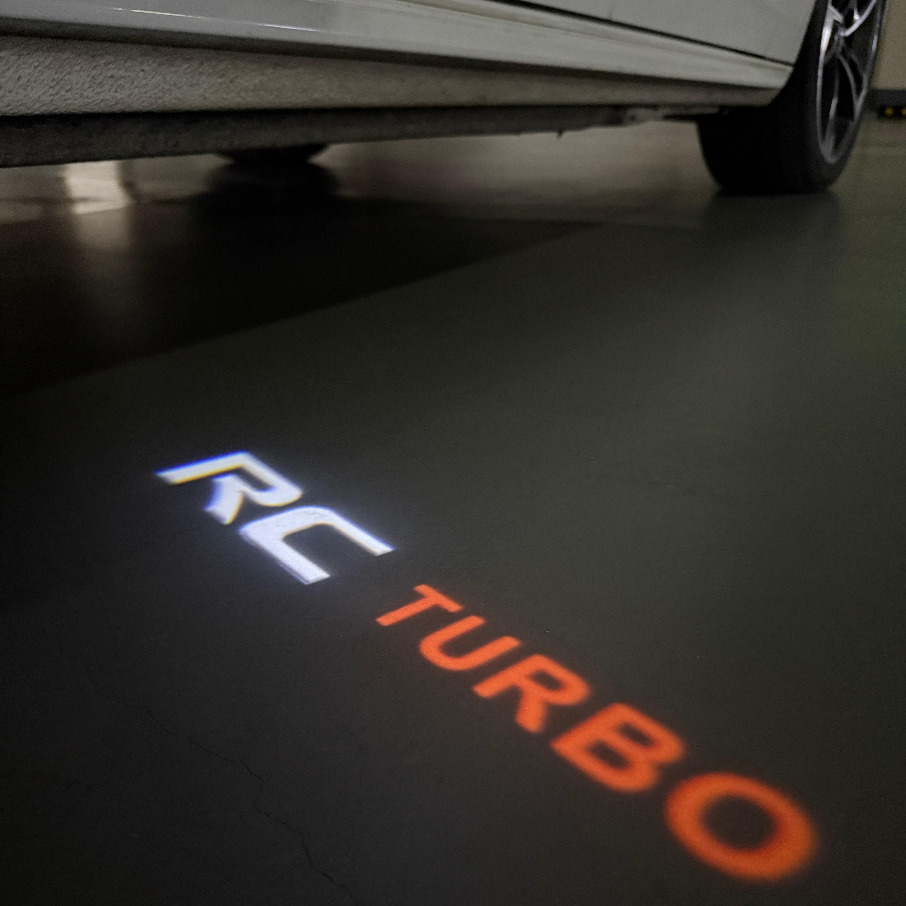 LEXUS  RC TURBO LOGO PROJECROTR LIGHTS (quantity 1 = 1 sets/2 door lights)Nr.01a20