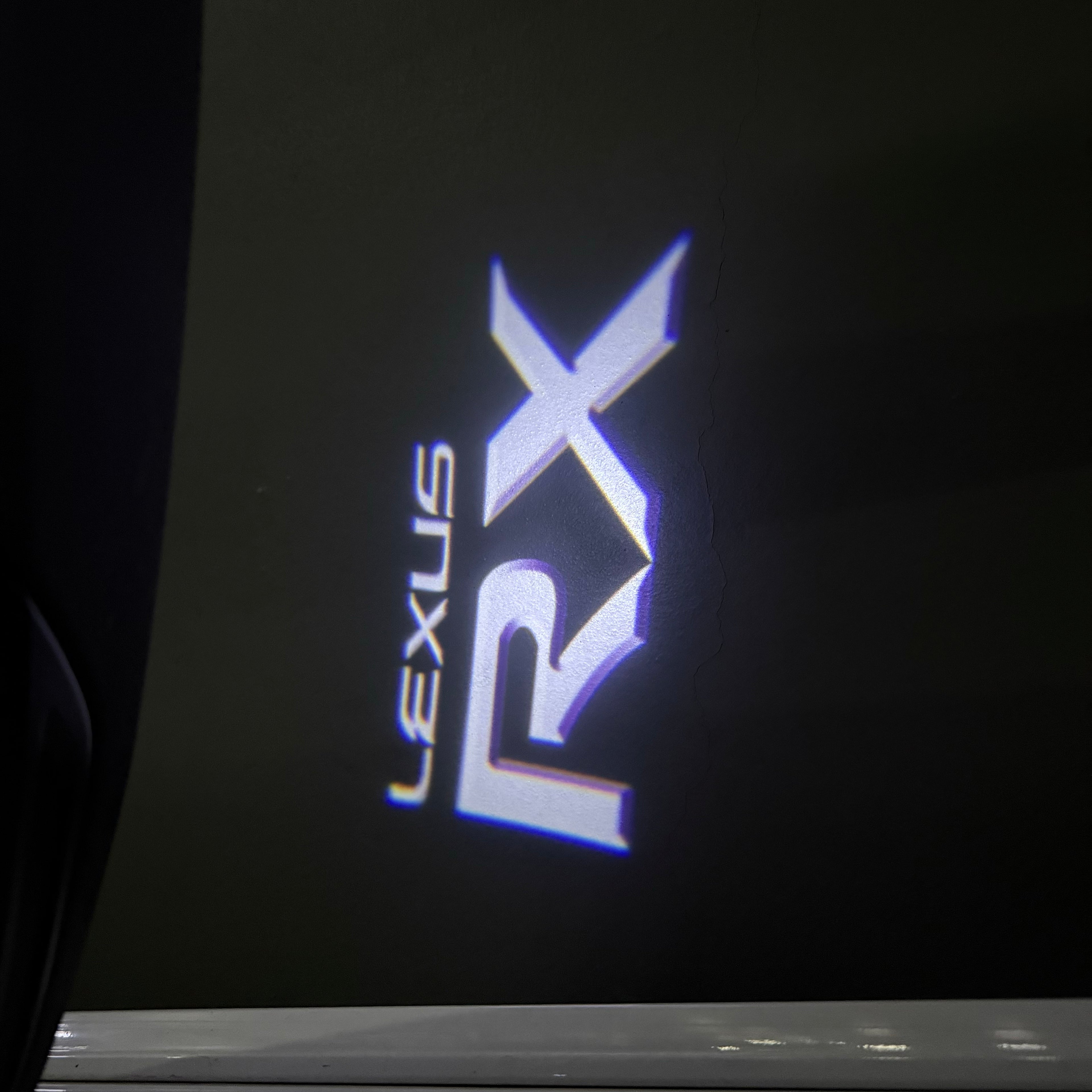 LEXUS  RX  LOGO PROJECROTR LIGHTS (quantity 1 = 1 sets/2 door lights)Nr.01a13