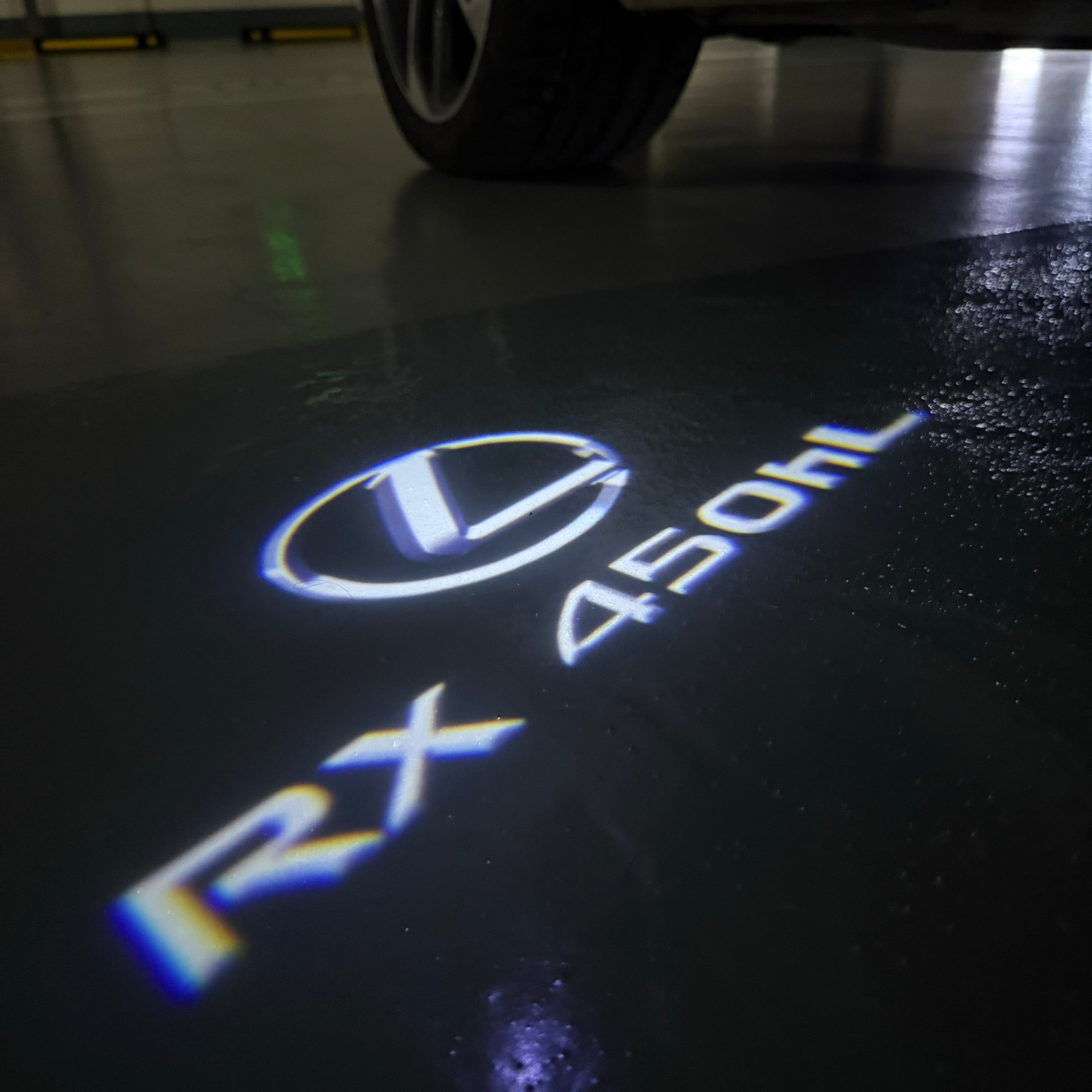 LEXUS  RX 450hL LOGO PROJECROTR LIGHTS (quantity 1 = 1 sets/2 door lights)Nr.01a8