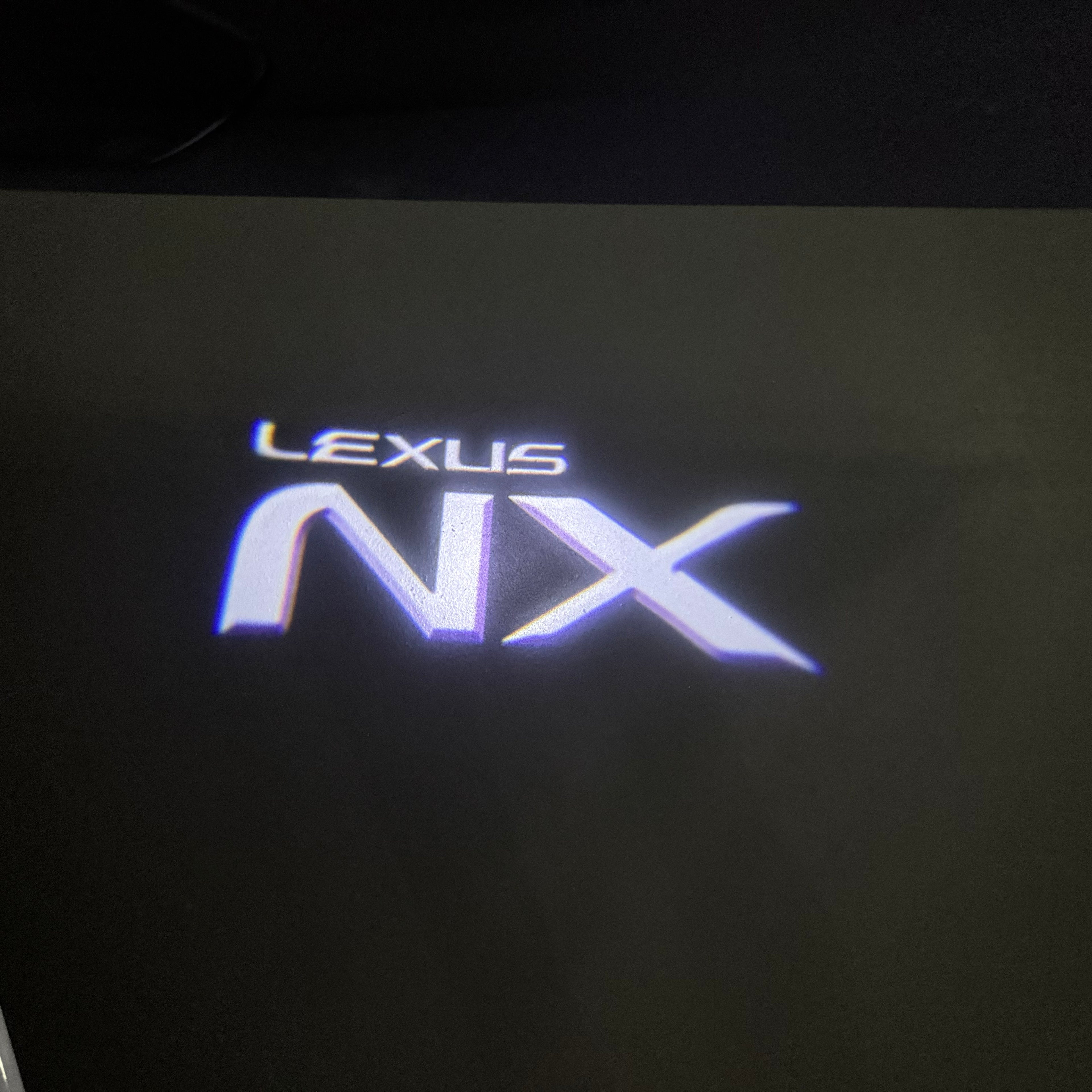 LEXUS  NX LOGO PROJECROTR LIGHTS (quantity 1 = 1 sets/2 door lights)Nr.01a22