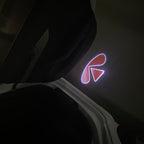 LUCI PROIETTORI LOGO INFINITI Nr.18 (quantità 1 = 1 set / 2 luci porta)