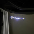 PEUGEOT ORIGINAL  LOGO PROJECTOT LIGHTS (quantity 1 = 1 sets/2 door lights) Nr.6024q63
