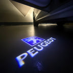 PEUGEOT ORIGINAL  LOGO PROJECTOT LIGHTS (quantity 1 = 1 sets/2 door lights) Nr.6024q68