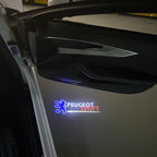 PEUGEOT SPORT  LOGO PROJECTOT LIGHTS (quantity 1 = 1 sets/2 door lights) Nr.6024q77