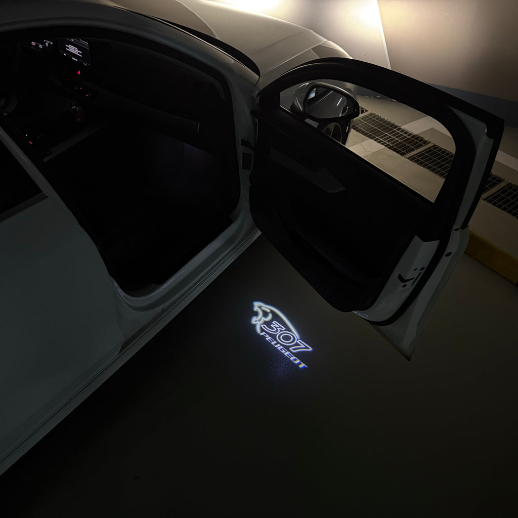 ÉCLAIRAGE DE PROJECTEUR BMW M3 LOGO Nr.24 (quantité 1 = 1 jeux / 2 feux de porte)